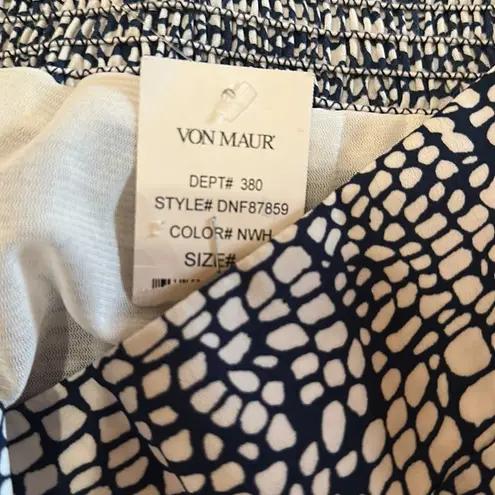 Eight Sixty Wide Flare Blue & White Bellbottom Pants New with Tags