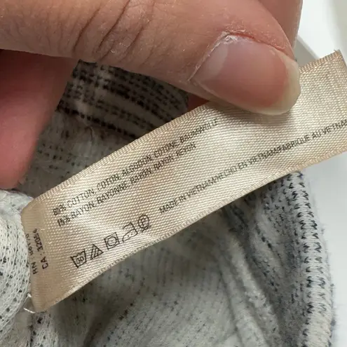 Lilka Pants Womens Small Grey White Breezeway Knit Joggers Anthropologie Gray