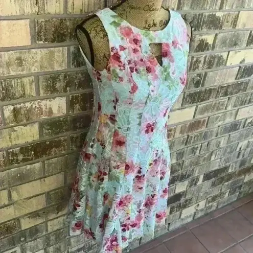 R & K  floral dress size 4P