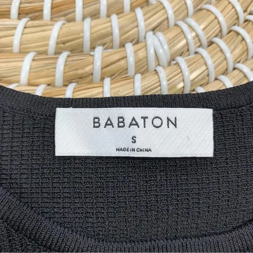 Babaton Aritzia  Sculpt Knit Racerback Cropped Tank Top in Black S