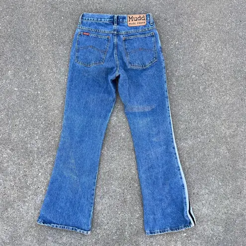 Mudd Vintage 90s Y2K  side stripe boot cut flare jeans Size 11 thumbnail 2