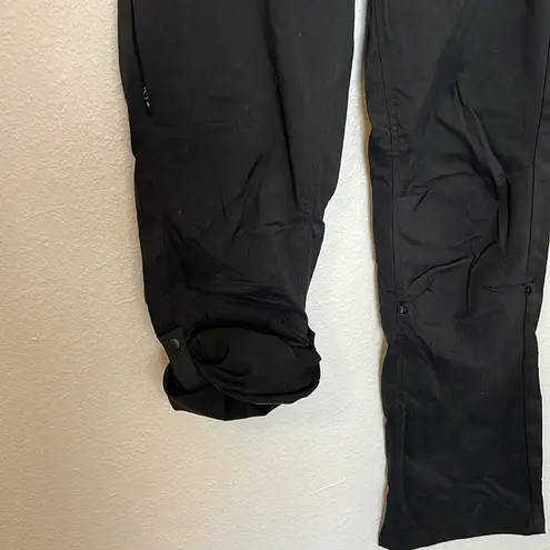 prAna Halle Roll Up Hiking Pants Size 8 Black