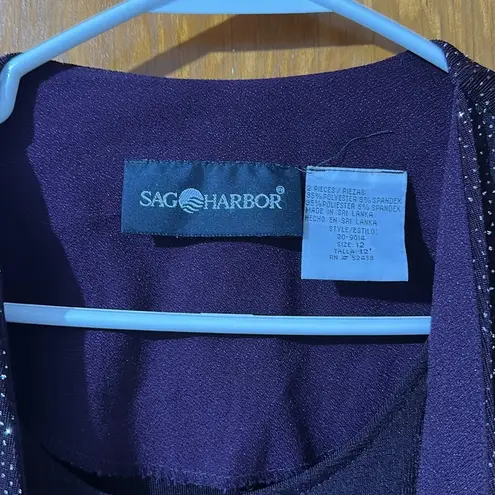 Sag Harbor two-piece 35% polyester 5% spandex size 12.