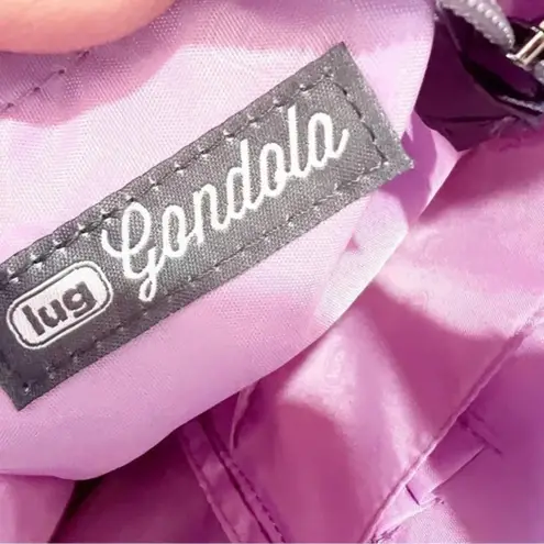 Lug Gondola Large Travel Tote Gray Floral Vacation Carryon Bag Trolley Sleeve