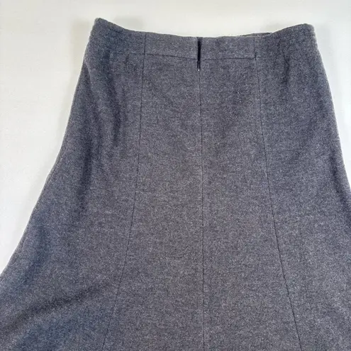 Kurt Geiger Geiger Gray 100% Wool Women's Skirt Size 6 - Image 12