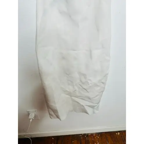 Victoria Beckham White Bandage Front Cutout Midi Dress Womens size 0