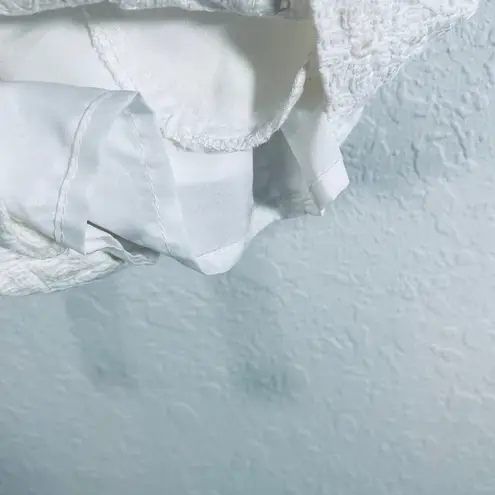 Jack by BB Dakota O'Hara Womens Waist Tie Embroidered Romper White Sz 0 Coquette