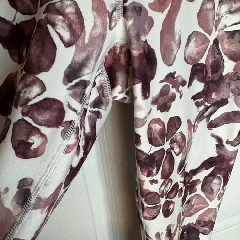 Balance Collection Pink/Purple Floral Leggings Size Small