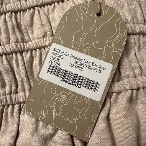 Meshki Eloise Linen Dress Natural