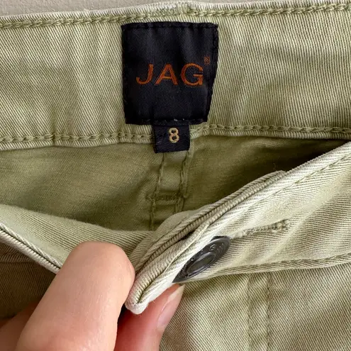 Jag jeans Light Green Straight Leg Jeans, Size 8, Women’s Colored Pants