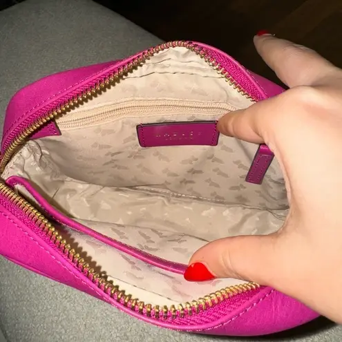 Radley London Gordon Road Pink Leather Zip-Top Crossbody Bag