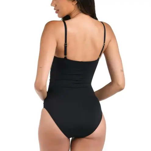 La Blanca NWT Black Island Goddess One Piece Swimsuit - Size 6