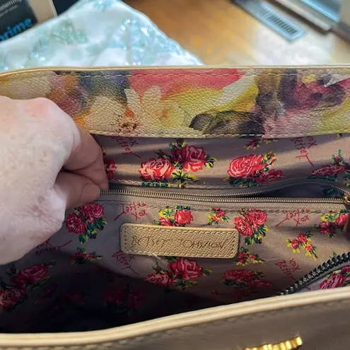 Betsey Johnson large handbag.