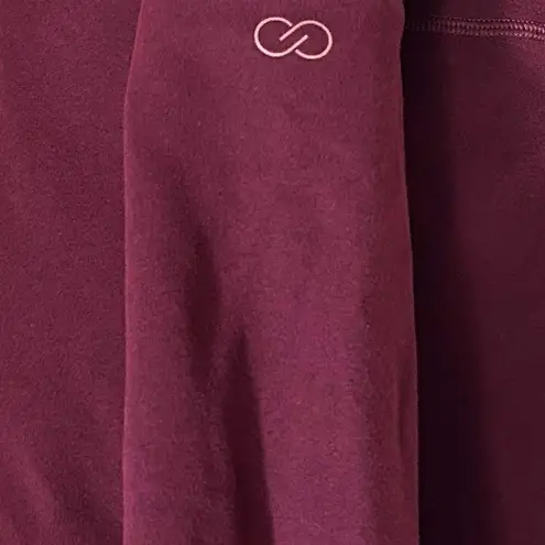 Calia Core fitted full zip sweatshirt jacket large Red