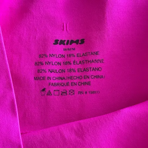 SKIMS Soft Smoothing Leggings Fuchsia Green Size Medium