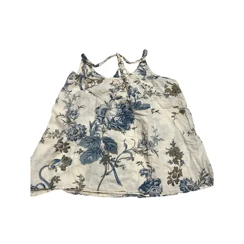 Bsbee Cotton Floral Pajama Set Toile Cottagecore Costal Womans S/M White