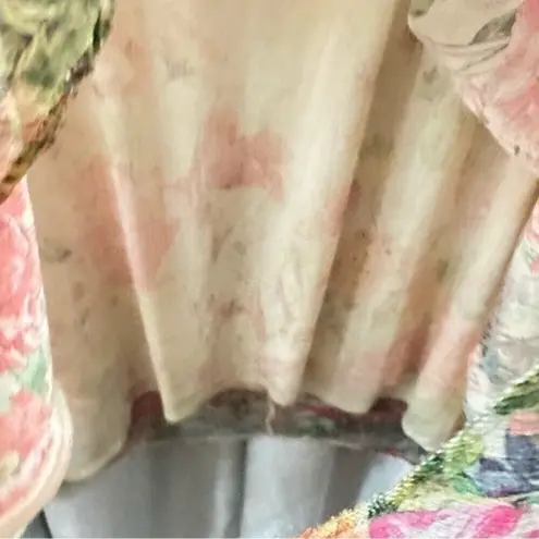 Cal Style Tunic Floral Print Sleeveless Top Size XL Pink