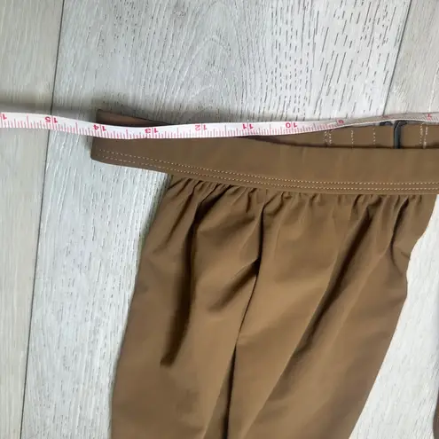 Bumpsuit The Eddie swim top chestnut maternity swim top bathing suit XL brown