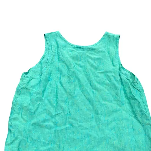 Flax Green Relaxed Tank Top