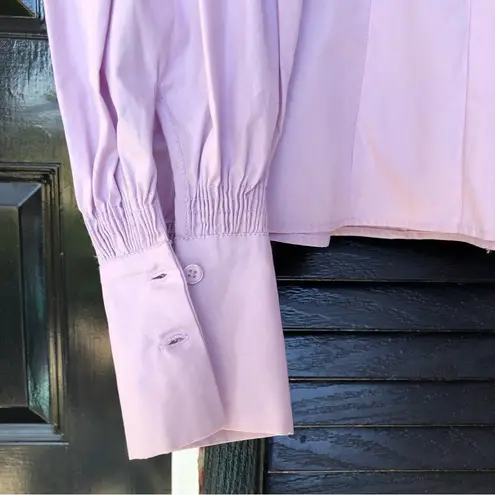 ZARA  STRETCHY POPLIN SHIRT TRF Lilac XS
