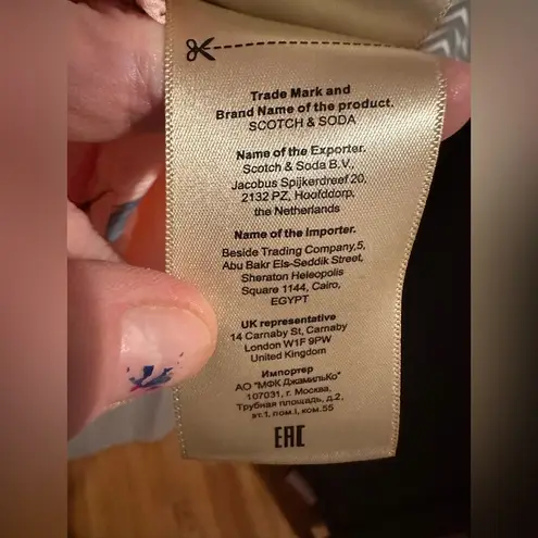 Scotch & Soda | Bow Pleated Mini Dress, Size 36 (US6)