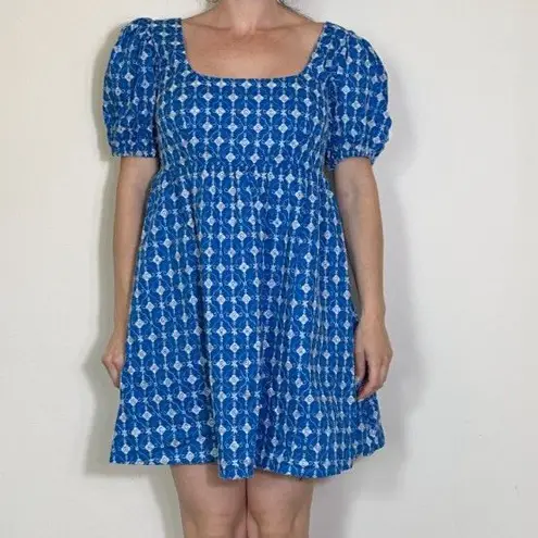 Rhode X Target Blue Eyelet Mini Dress Size Medium