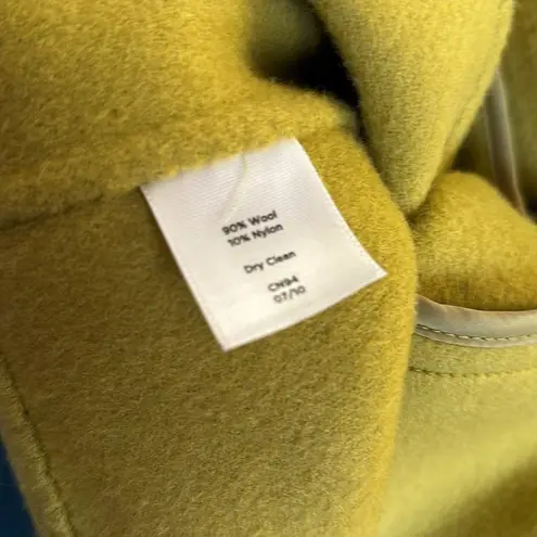 Talbots  Wool Blend Jacket Coat Blazer 14WP Round Neck Chartreuse 3/4 Sleeve thumbnail 8