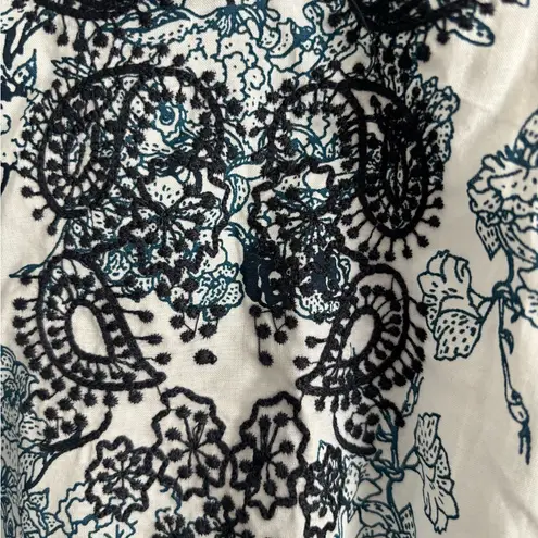 Saint Tropez West Blue and White Floral Tunic