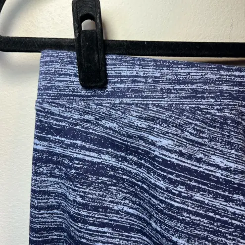 Pact Women's Organic Cotton Leggings Dark And Light Blue Compression Size Medium