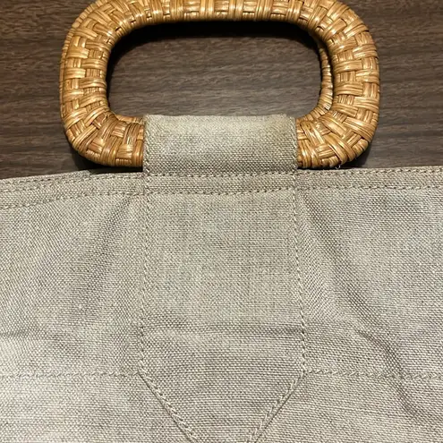 barney's new york Linen Tote Bag Purse