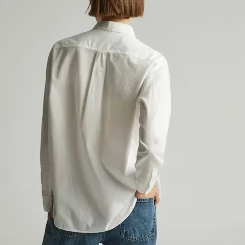 Everlane NWT  The Silky Cotton Relaxed Shirt in Optic White