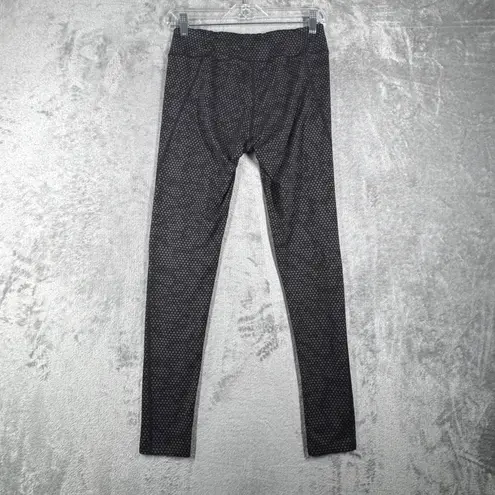 The North Face The‎  Womens Medium Black FlashDry Leggings Geometric Print Activewear