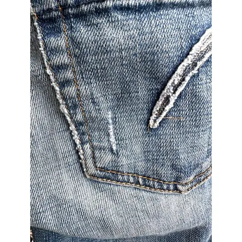 joe's jeans Vintage Joe's Bootcut Jeans in Harvey Wash Waist 26 Blue Denim Distress…