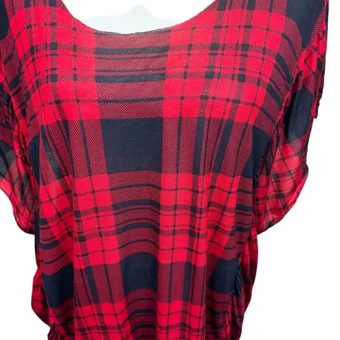 Torn By Ronny Kobo Brooke top, size Large, boxy, plaid, summer, dressy, NWT