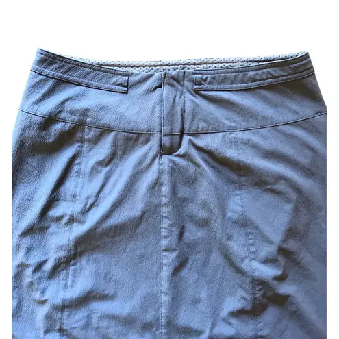 Mountain Hardwear Trekkin Skirt Yuma Blue Size 6 Hiking Outdoor Stretch GUC