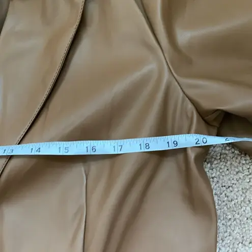 Laundry by Shelli Segal  Faux Leather Blazer (Sz XL) Brown NWT