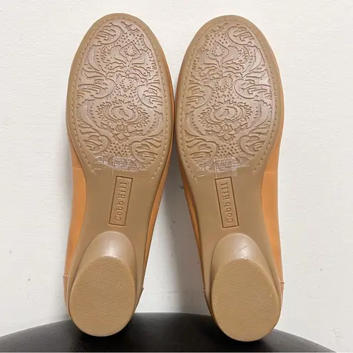 Cobb Hill Tan Havane Maiika Leather Round Toe Slip On Ballet Flats NIB 7 W Wide Size undefined