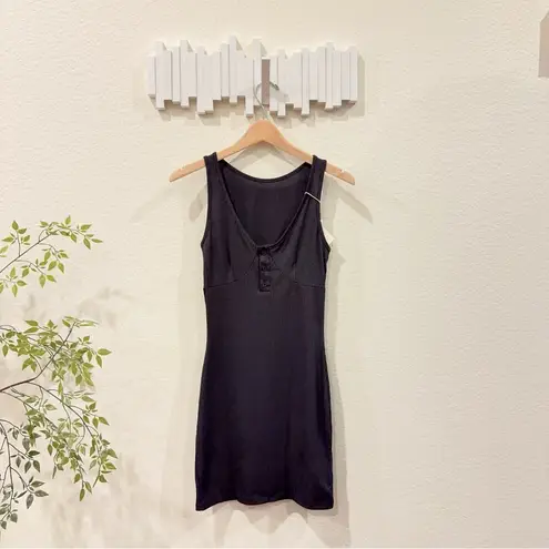 J.ING Black Cotton Blend Sleeveless Jersey Mini Dress Size M NWT Size M