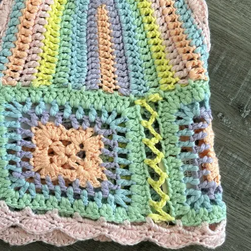 Nectar Clothing Crochet Halter Tank Top