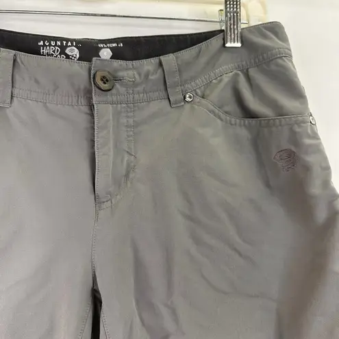 Mountain Hardwear  Women's Grey Nylon Hiking Shorts Size 6