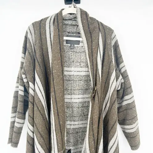 Scotch & Soda Maison  Womens Wool Blend Knit Poncho Cardigan Sweater Size S/M