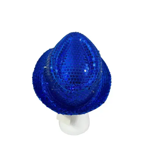 Women's Royal Blue Sequin Hat