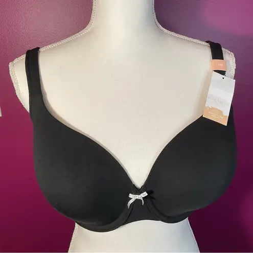 Cacique Lane Bryant NWT Black 34G Cotton Lightly Lined T-Shirt Underwire Bra
