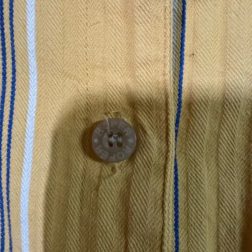 Vintage women’s roper western cropped button up collared long sleeve size medium Yellow