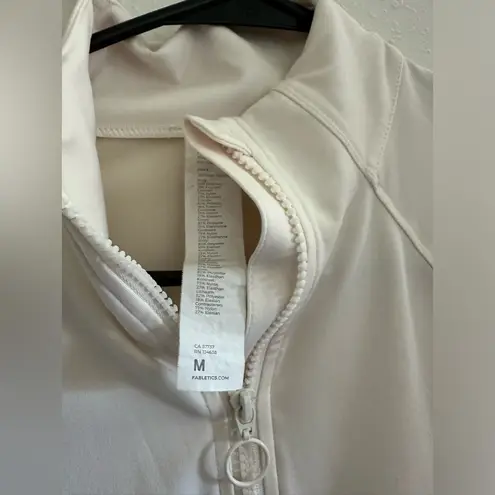 Fabletics  white active wear jacket