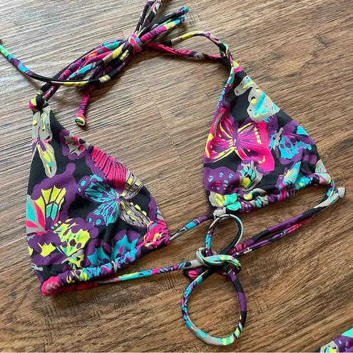 Victoria's Secret Vtg Y2K Victoria’s Secret Butterfly Bikini Set String Tie Sz XS