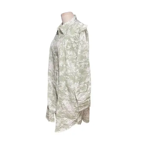 Roberta Roller Rabbit Roller Rabbit Caxias Darya Dress Sage Green White Floral Size Medium