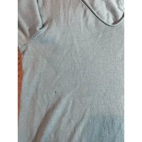 J Jill Women Sweater S Turquoise Lightweight Merino Wool Workwear Quiet Luxury Blue