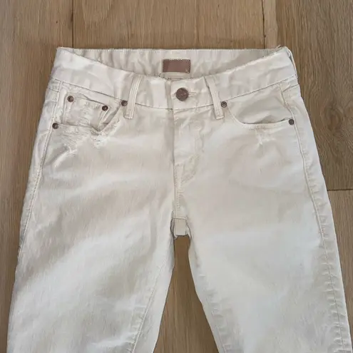 MOTHER The Looker Cream For A Day Jeans Size 24
