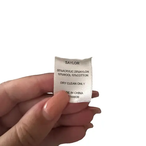 Saylor Keltie Pom-Pom Fisherman Sweater Sz XS